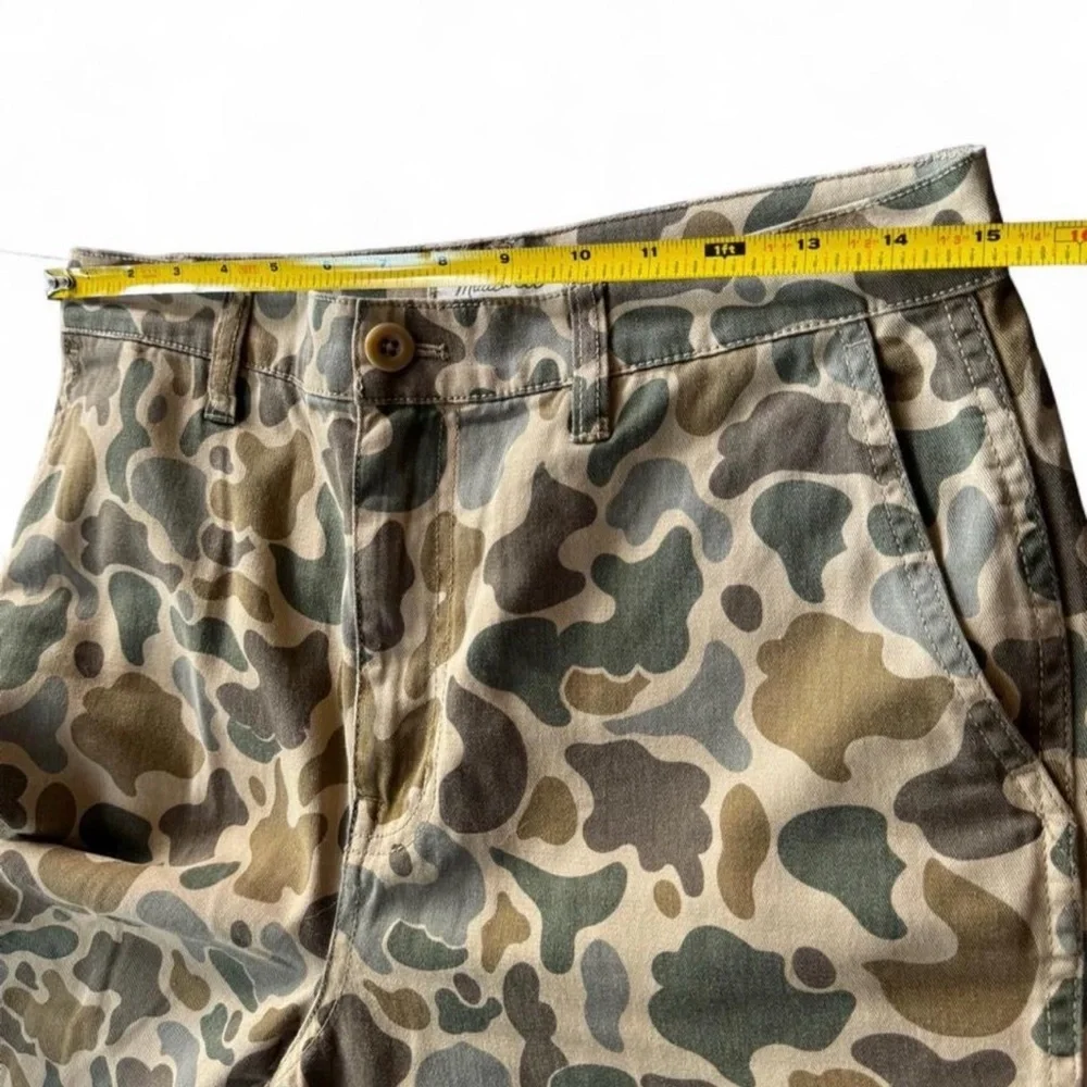 Madewell Camo Cargo Pants Womens 26 Utility Military Army Green Straight Leg - Picture 6 of 7